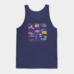 Ice-cream trucks Tank Top